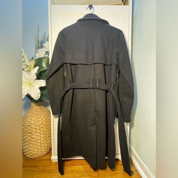 Gap Cotton Mix Coat Women’s XS in Black - Picture 10 of 15